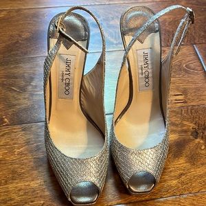 Jimmy Choo Glitter Heels